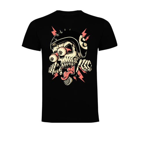 Hotrod 58 Biker Motorcycle 8 Ball Racer T-Shirt